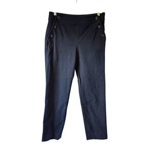 Club Monaco Navy Twill Sailor Pants Women's Size 4